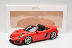 Porsche 718 Spyder RS Guards Red Norev 1:18 187271 Metalli — kuva 8 / 8