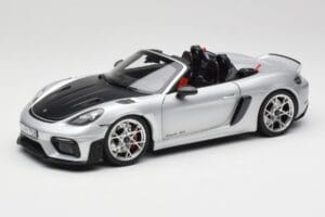 Porsche 718 Spyder RS Weissach Pack GT-Silver Metallic Norev 1:18 187270 Metalli
