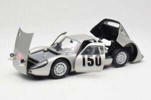 Porsche 904 GTS #150 E. Bohringer / R. Wutherich Rally Monte Carlo Class Winners 1965 Minichamps 1:18 180656750-O Metalli — kuva 2 / 8