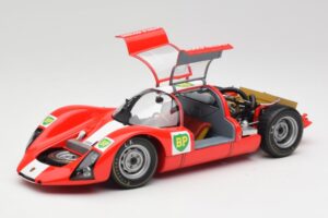 Porsche 906E BP World Record Runs Monza 1967 Minichamps 1:18 100676100 Metalli — kuva 2 / 8