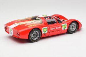 Porsche 906E BP World Record Runs Monza 1967 Minichamps 1:18 100676100 Metalli — kuva 3 / 8