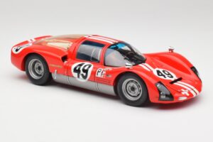 Porsche 906K #49 R. Vogele / J. Siffert 12 Hours of Sebring 1966 Minichamps 1:18 100666149 Metalli — kuva 6 / 8