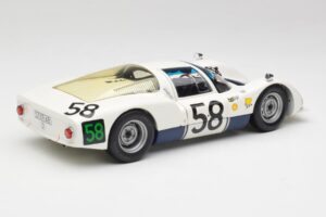 Porsche 906K #58 G. Klass / R. Stommelen 24 Hours of Le Mans 1966 Minichamps 1:18 100666158 Metalli — kuva 3 / 8