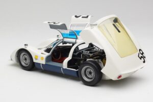 Porsche 906K #58 G. Klass / R. Stommelen 24 Hours of Le Mans 1966 Minichamps 1:18 100666158 Metalli — kuva 5 / 8