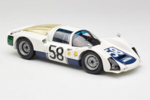 Porsche 906K #58 G. Klass / R. Stommelen 24 Hours of Le Mans 1966 Minichamps 1:18 100666158 Metalli — kuva 6 / 8