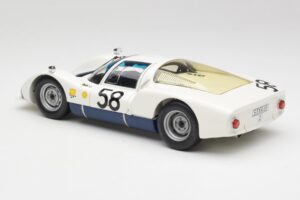 Porsche 906K #58 G. Klass / R. Stommelen 24 Hours of Le Mans 1966 Minichamps 1:18 100666158 Metalli — kuva 7 / 8
