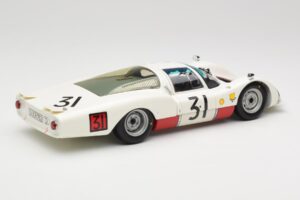 Porsche 906 LH #31 H. Herrmann / H. Linge Porsche System Engineering 24 Hours of Le Mans 1966 Minichamps 1:18 100666131 Metal — kuva 3 / 8