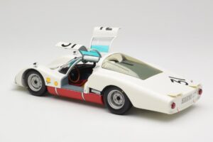 Porsche 906 LH #31 H. Herrmann / H. Linge Porsche System Engineering 24 Hours of Le Mans 1966 Minichamps 1:18 100666131 Metal — kuva 5 / 8