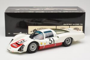 Porsche 906 LH #31 H. Herrmann / H. Linge Porsche System Engineering 24 Hours of Le Mans 1966 Minichamps 1:18 100666131 Metal — kuva 8 / 8