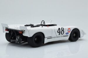 Porsche 908/02 #48 S. McQueen / P. Revson 12 Hours of Sebring 2nd Place Post Race Version 1970 AUTOart 1:18 87072 Metalli — kuva 3 / 8