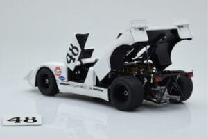 Porsche 908/02 #48 S. McQueen / P. Revson 12 Hours of Sebring 2nd Place Post Race Version 1970 AUTOart 1:18 87072 Metalli — kuva 5 / 8