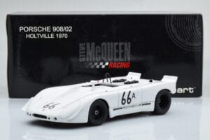 Porsche 908/02 #66A S. McQueen Holtville 1970 AUTOart 1:18 87073 Metalli — kuva 8 / 8
