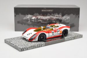 Porsche 908/02 Spyder #6 K. Lins / R. Attwood Nürburgring 1000km 1969 Minichamps 1:18 107692006 Metalli — kuva 6 / 6
