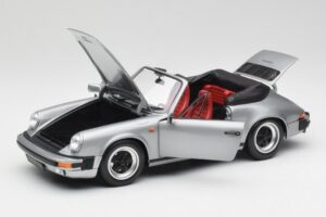 Porsche 911 930 Carrera 3.2 Cabriolet Harmaa Metallic Minichamps 1:18 100063034 Metalli — kuva 2 / 8