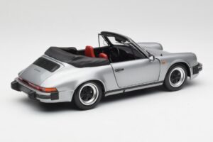 Porsche 911 930 Carrera 3.2 Cabriolet Harmaa Metallic Minichamps 1:18 100063034 Metalli — kuva 3 / 8