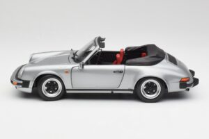 Porsche 911 930 Carrera 3.2 Cabriolet Harmaa Metallic Minichamps 1:18 100063034 Metalli — kuva 4 / 8
