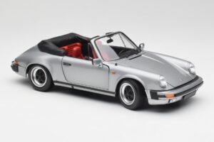 Porsche 911 930 Carrera 3.2 Cabriolet Harmaa Metallic Minichamps 1:18 100063034 Metalli — kuva 6 / 8