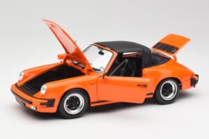 Porsche 911 930 Carrera 3.2 Targa Oranssi Minichamps 1:18 100063064 Metalli — kuva 2 / 8