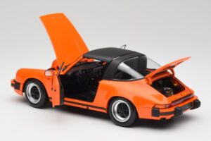 Porsche 911 930 Carrera 3.2 Targa Oranssi Minichamps 1:18 100063064 Metalli — kuva 5 / 8