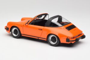 Porsche 911 930 Carrera 3.2 Targa Oranssi Minichamps 1:18 100063064 Metalli — kuva 7 / 8