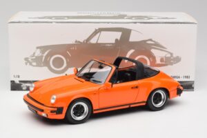 Porsche 911 930 Carrera 3.2 Targa Oranssi Minichamps 1:18 100063064 Metalli — kuva 8 / 8