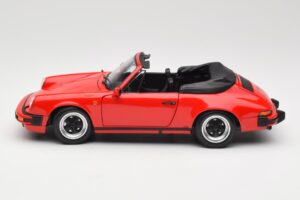 Porsche 911 930 Carrera 3.2 Cabriolet Guards Red Minichamps 1:18 110063030 Metalli — kuva 4 / 8
