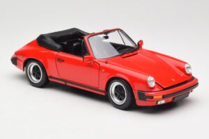 Porsche 911 930 Carrera 3.2 Cabriolet Guards Red Minichamps 1:18 110063030 Metalli — kuva 6 / 8