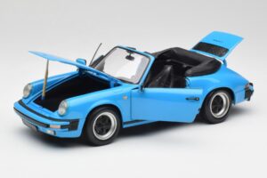 Porsche 911 930 Carrera Cabriolet Sininen Minichamps 1:18 100063032 Metalli — kuva 2 / 8