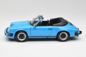 Porsche 911 930 Carrera Cabriolet Sininen Minichamps 1:18 100063032 Metalli — kuva 4 / 8