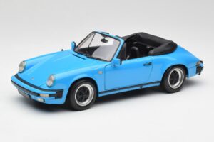 Porsche 911 930 Carrera Cabriolet Sininen Minichamps 1:18 100063032 Metalli