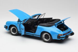 Porsche 911 930 Carrera Cabriolet Sininen Minichamps 1:18 100063032 Metalli — kuva 5 / 8