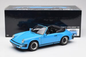 Porsche 911 930 Carrera Cabriolet Sininen Minichamps 1:18 100063032 Metalli — kuva 8 / 8