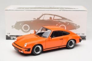 Porsche 911 930 Carrera 3.2 Signal Orange Minichamps 1:18 100063025 Metalli — kuva 8 / 8