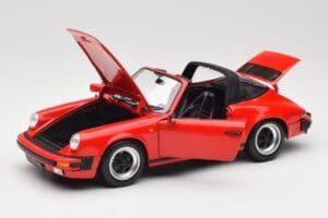 Porsche 911 930 Carrera Targa 3.2 Guards Red Minichamps 1:18 100063061 Metalli — kuva 2 / 9