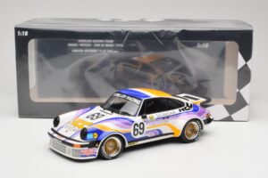 Porsche 911 934 Schiller Racing Team #69 R. Haldi / H. Vetsch 24 Hours of Le Mans 1976 Minichamps 1:18 155766469 Metalli — kuva 6 / 6