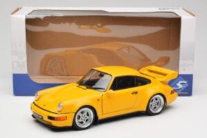 Porsche 911 964 3.8 RS Speed Yellow Solido 1:18 S1803401 Metalli — kuva 7 / 7