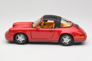 Porsche 911 964 Carrera 2 Targa Punainen Anson 1:18 30305-W Metalli — kuva 4 / 8