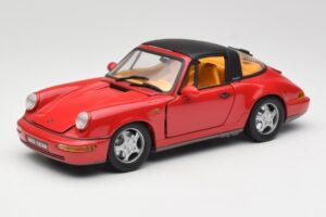 Porsche 911 964 Carrera 2 Targa Punainen Anson 1:18 30305-W Metalli