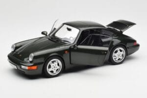 Porsche 911 964 Carrera 4 Vihreä Metallinen Norev 1:18 187321 Metalli — kuva 2 / 8