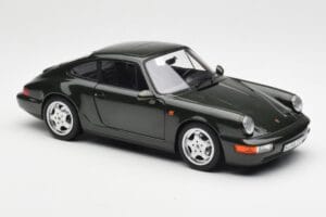 Porsche 911 964 Carrera 4 Vihreä Metallinen Norev 1:18 187321 Metalli — kuva 6 / 8
