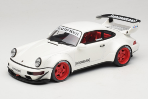 Porsche 911 964 RWB Hoonigan Valkoinen GT Spirit 1:18 GT732 Hartsi