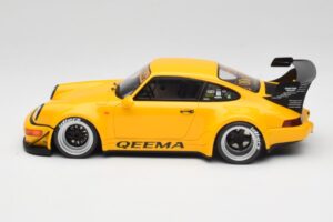 Porsche 911 964 RWB Keema Yellow GT Spirit 1:18 GT492 Hartsi — kuva 3 / 6