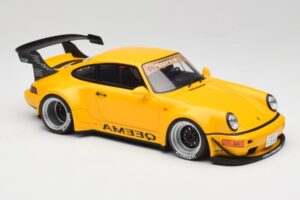 Porsche 911 964 RWB Keema Yellow GT Spirit 1:18 GT492 Hartsi — kuva 4 / 6