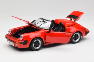 Porsche 911 964 Speedster Punainen Maisto 1:18 37800-M2 Metalli — kuva 2 / 8