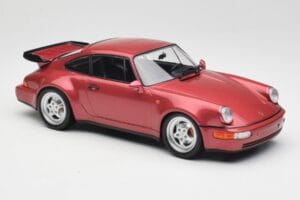 Porsche 911 964 Turbo Punainen Minichamps 1:18 155069102 Metalli — kuva 4 / 6