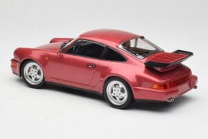 Porsche 911 964 Turbo Punainen Minichamps 1:18 155069102 Metalli — kuva 5 / 6