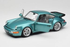 Porsche 911 964 Turbo Wimbledon Green Metallic Solido 1:18 S1803407 Metalli — kuva 2 / 8