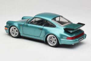 Porsche 911 964 Turbo Wimbledon Green Metallic Solido 1:18 S1803407 Metalli — kuva 7 / 8
