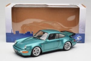 Porsche 911 964 Turbo Wimbledon Green Metallic Solido 1:18 S1803407 Metalli — kuva 8 / 8