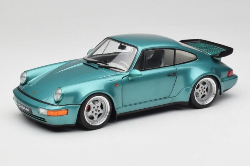 Porsche 911 964 Turbo Wimbledon Green Metallic Solido 1:18 S1803407 Metalli
